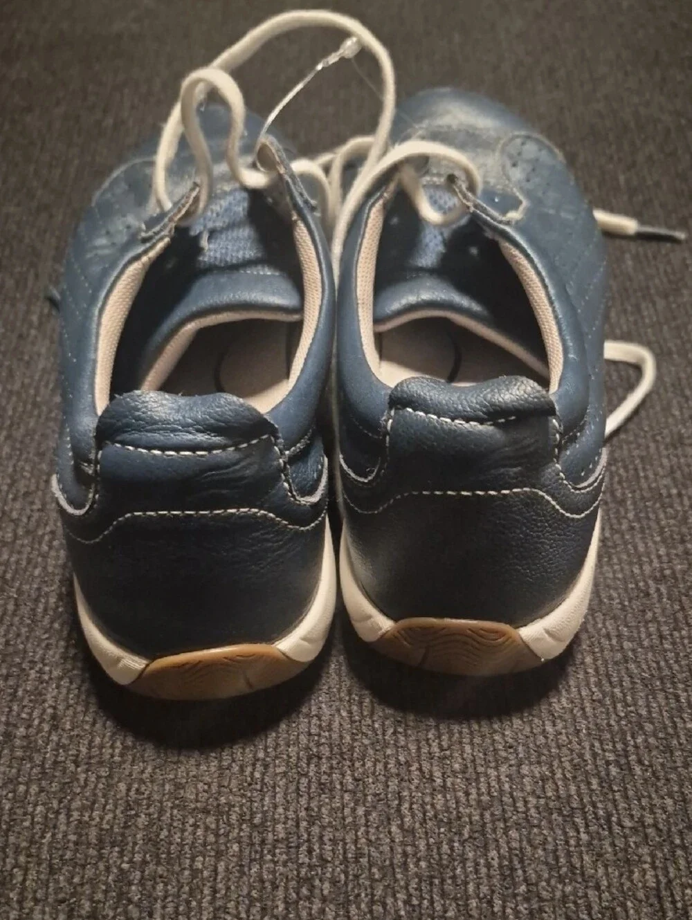 Dansko Perforated Leather Lace-Up Sneakers - Blue